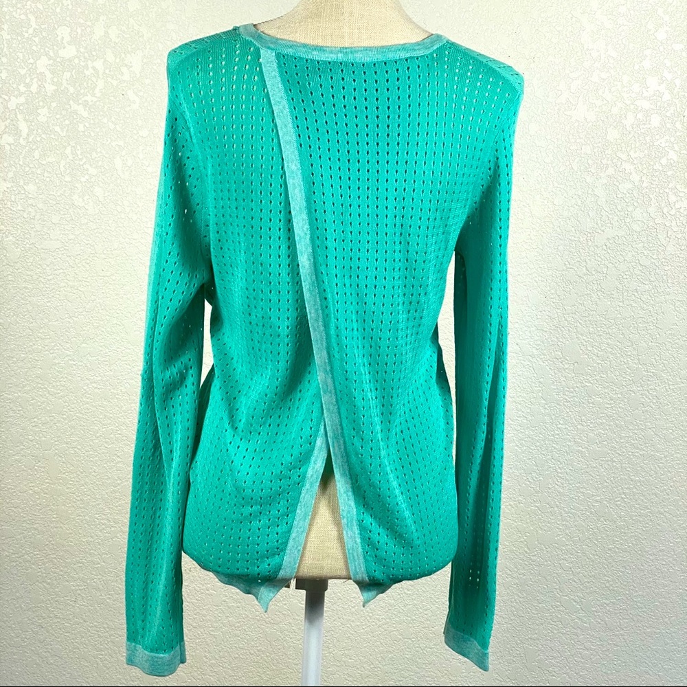 Rag & Bone Open Back Eyelet Sweater